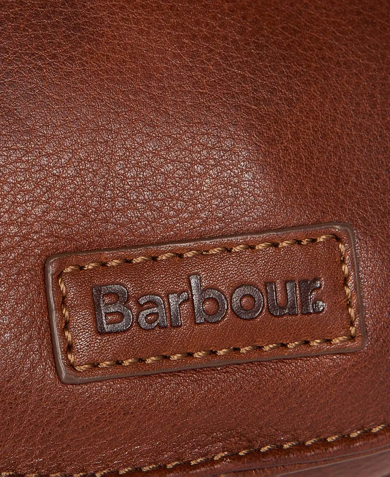 Barbour Laire Leather Saddle Bag in Tan-2